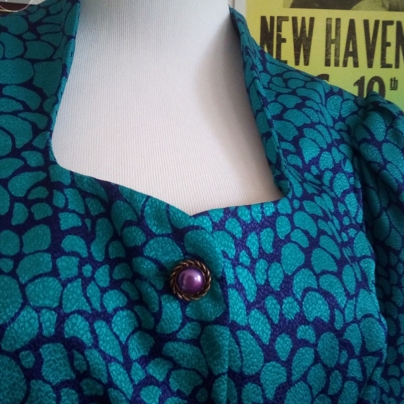 80's vintage blouse - Picture 2 of 3